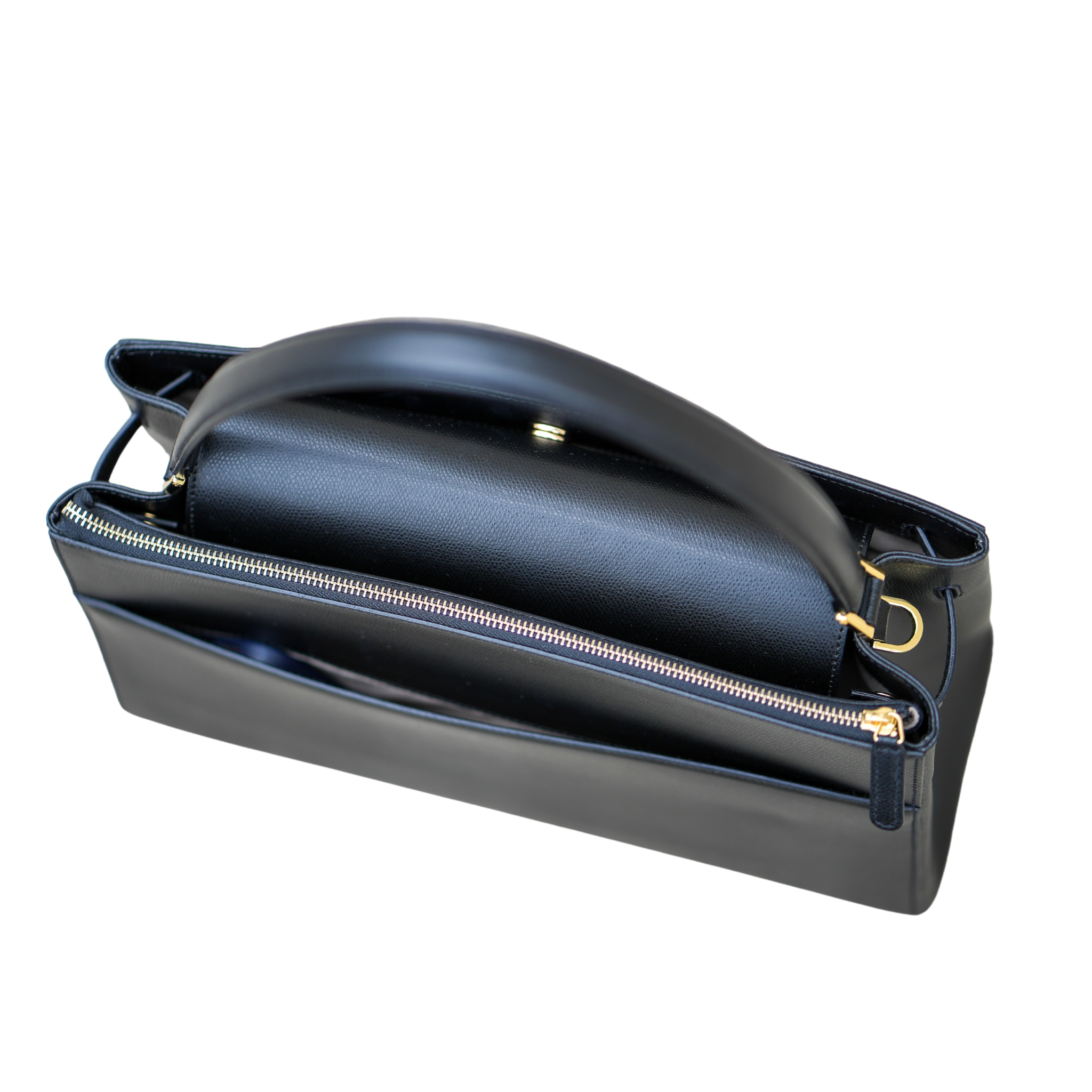 AMELI Zurich | SEEFELD | Black | Pebbled Leather | Inside