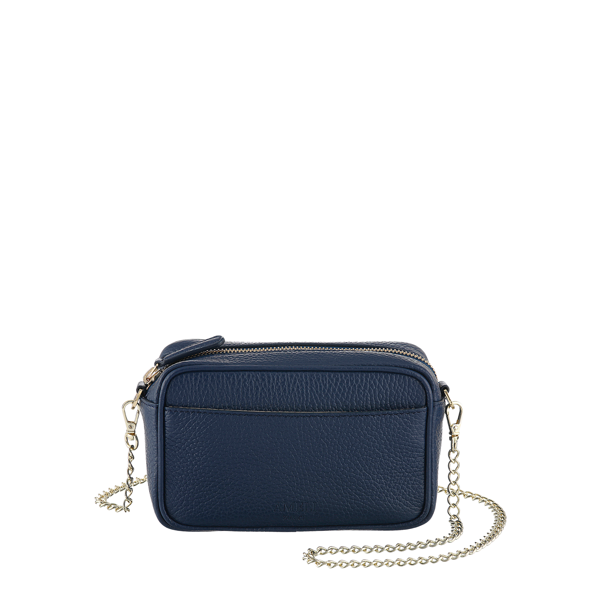AMELI Zurich | Belvoir | Blue Jeans | Soft Grain Leather | Front