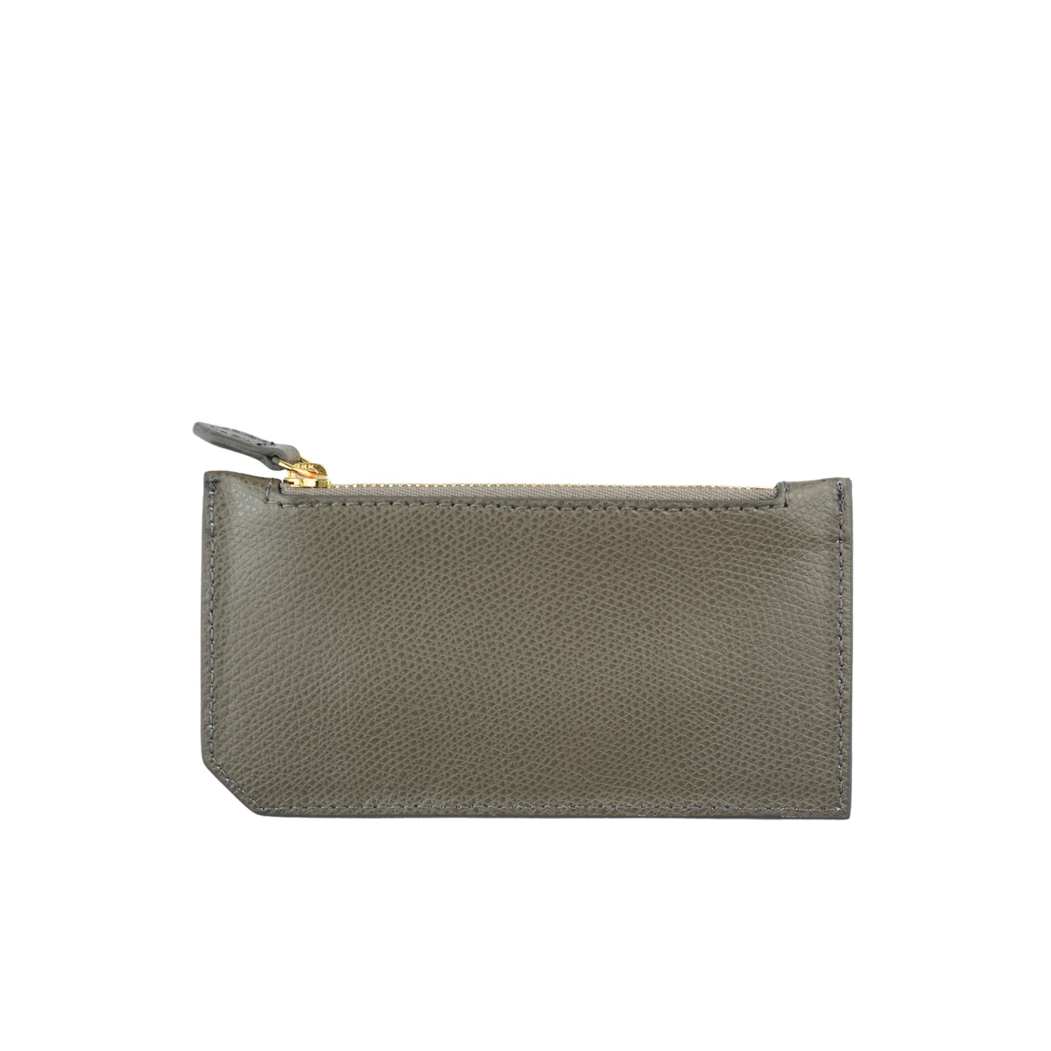 AMELI Zurich | Cardholder | Greige | Pebbled Leather | Back