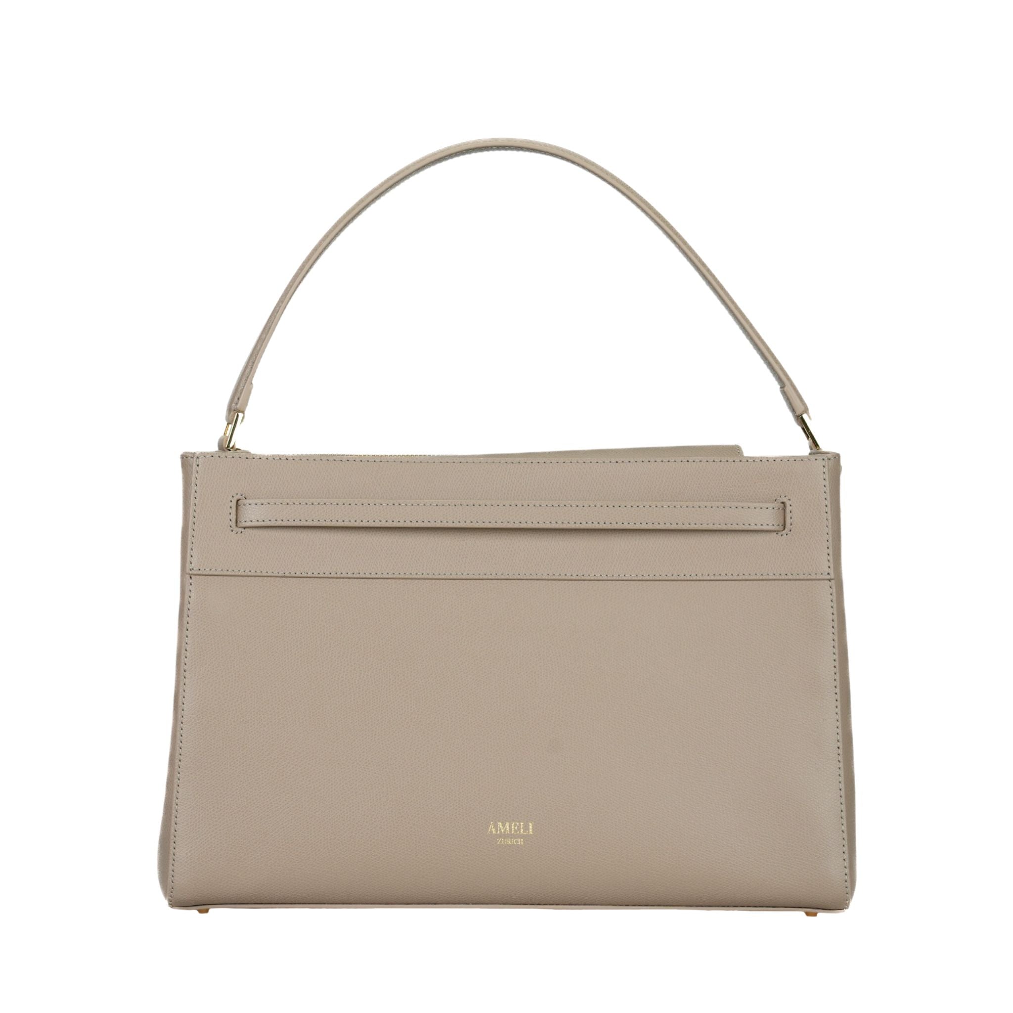 AMELI Zurich | SEEFELD | Cappuccino | Pebbled Leather | Front