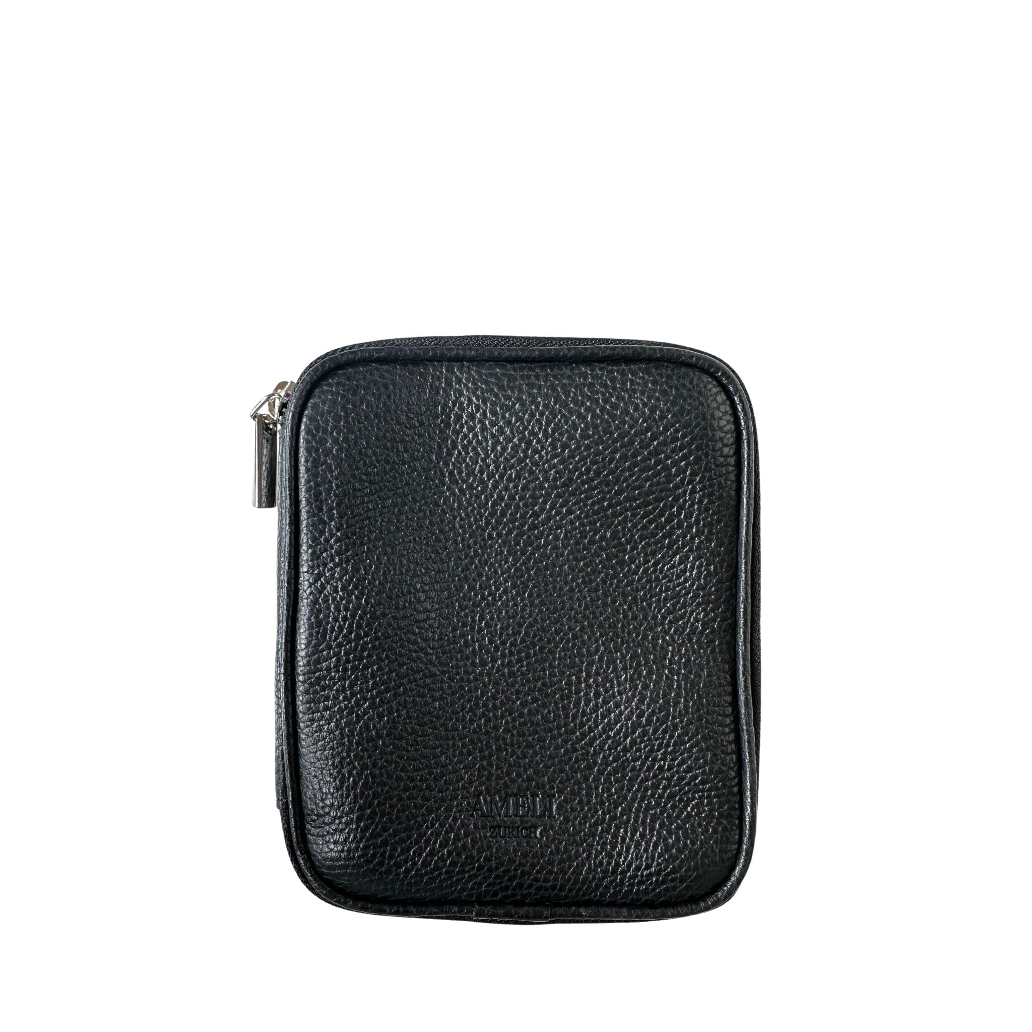 AMELI Zurich | TECHNOPARK | Black | Small | Silver Hardware | Front