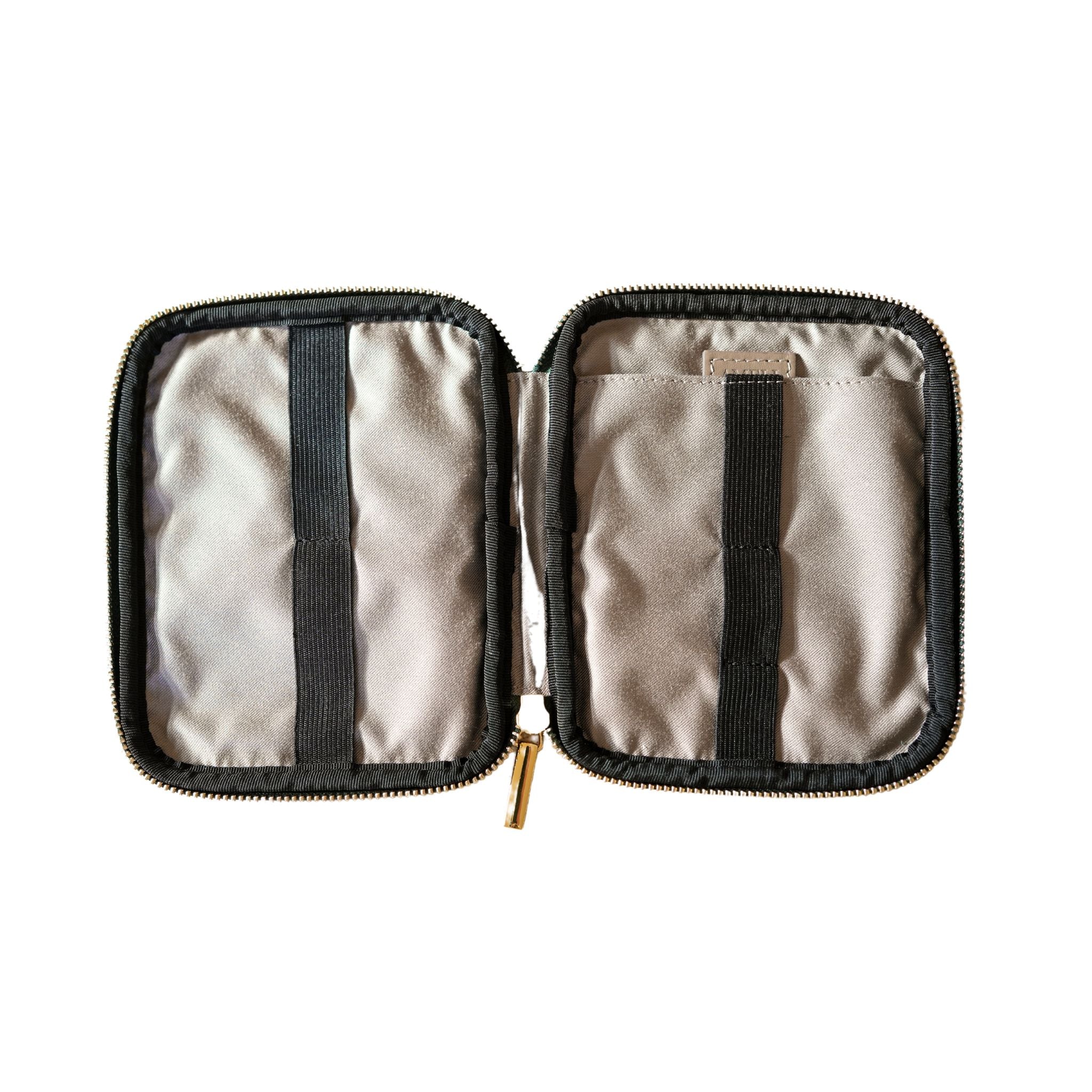 AMELI Zurich | TECHNOPARK | Dark Green | Small | Golden Hardware | Inside
