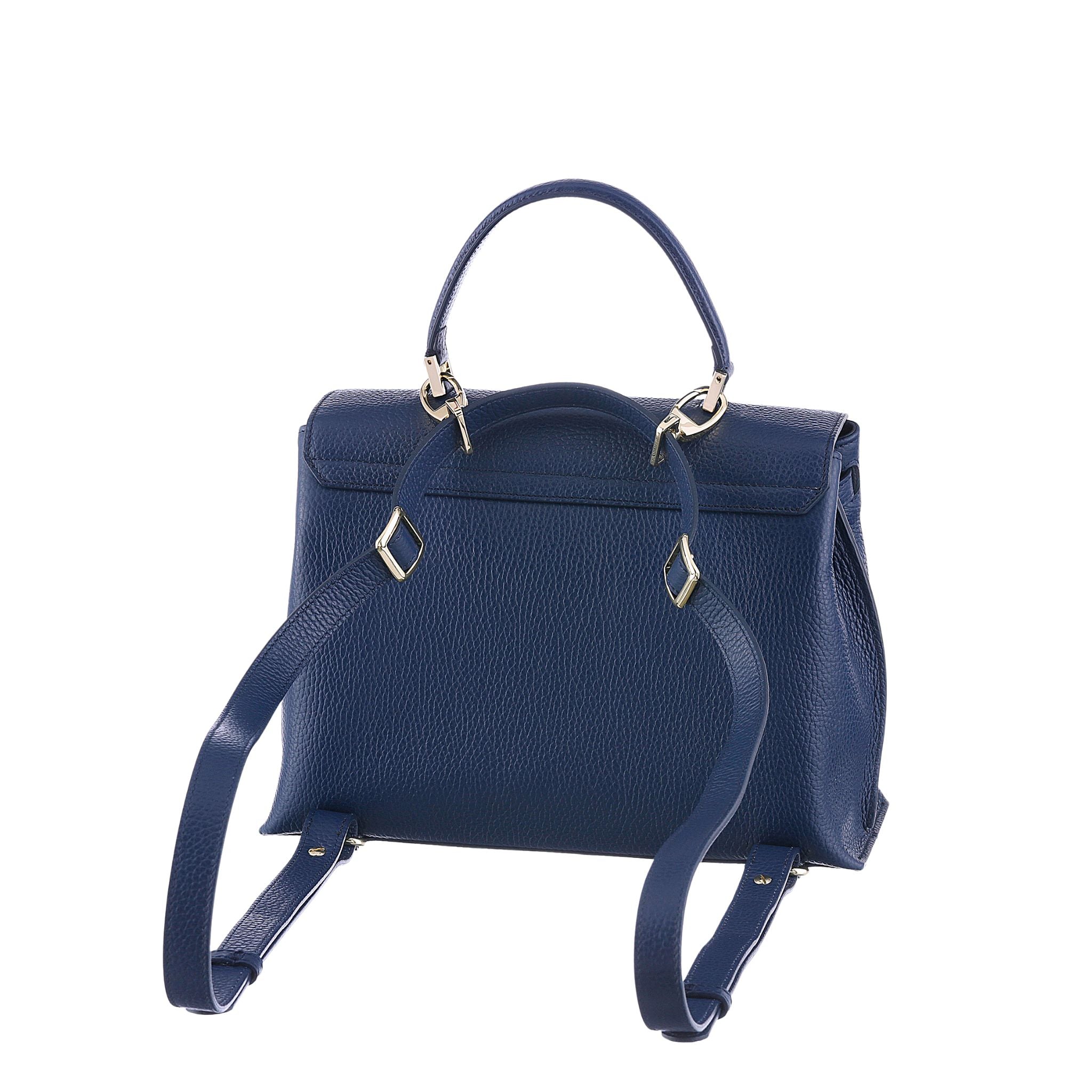 AMELI Zurich | VIADUKT | Jeans Blue | Soft Grain Leather | Back