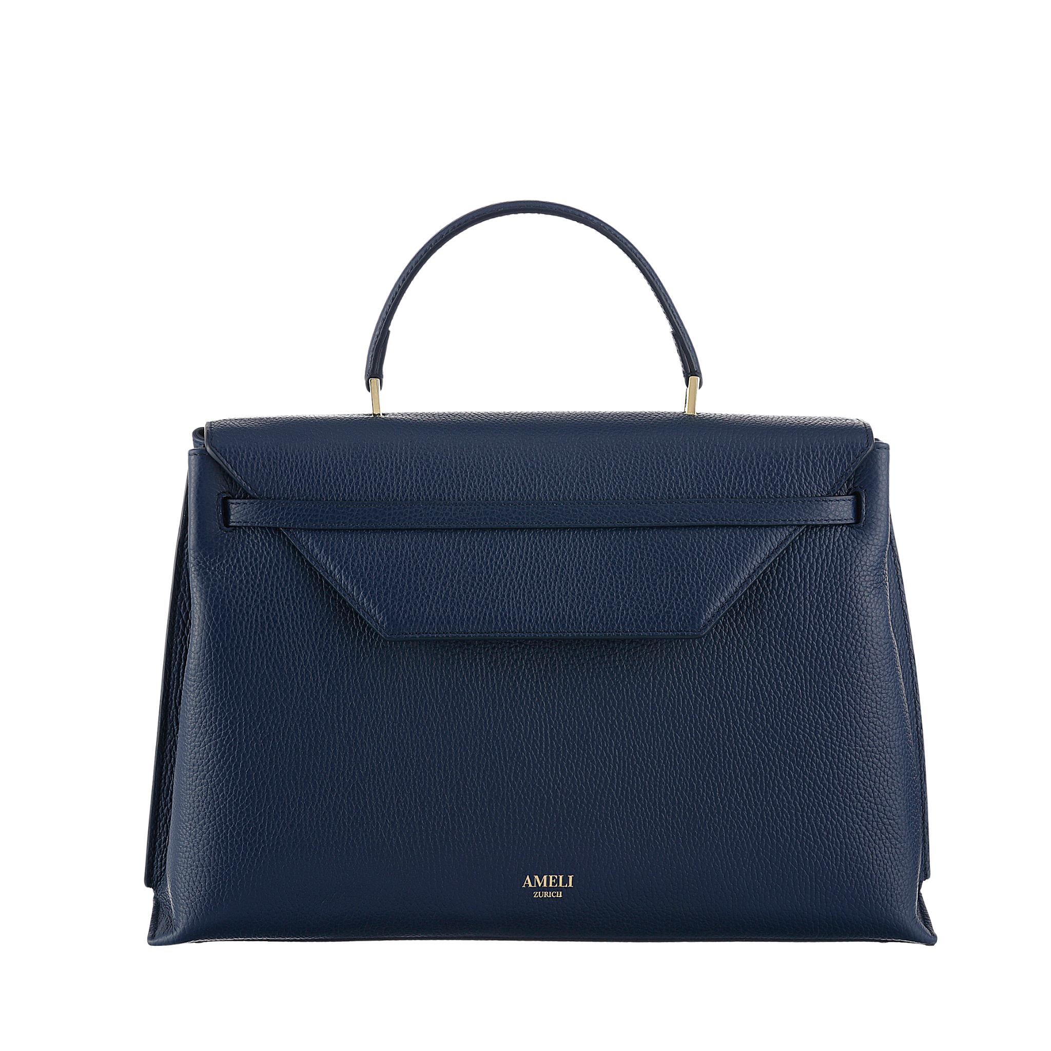 AMELI Zurich | VIADUKT WORK 24 | Jeans Blue | Soft Grain Leather | Front