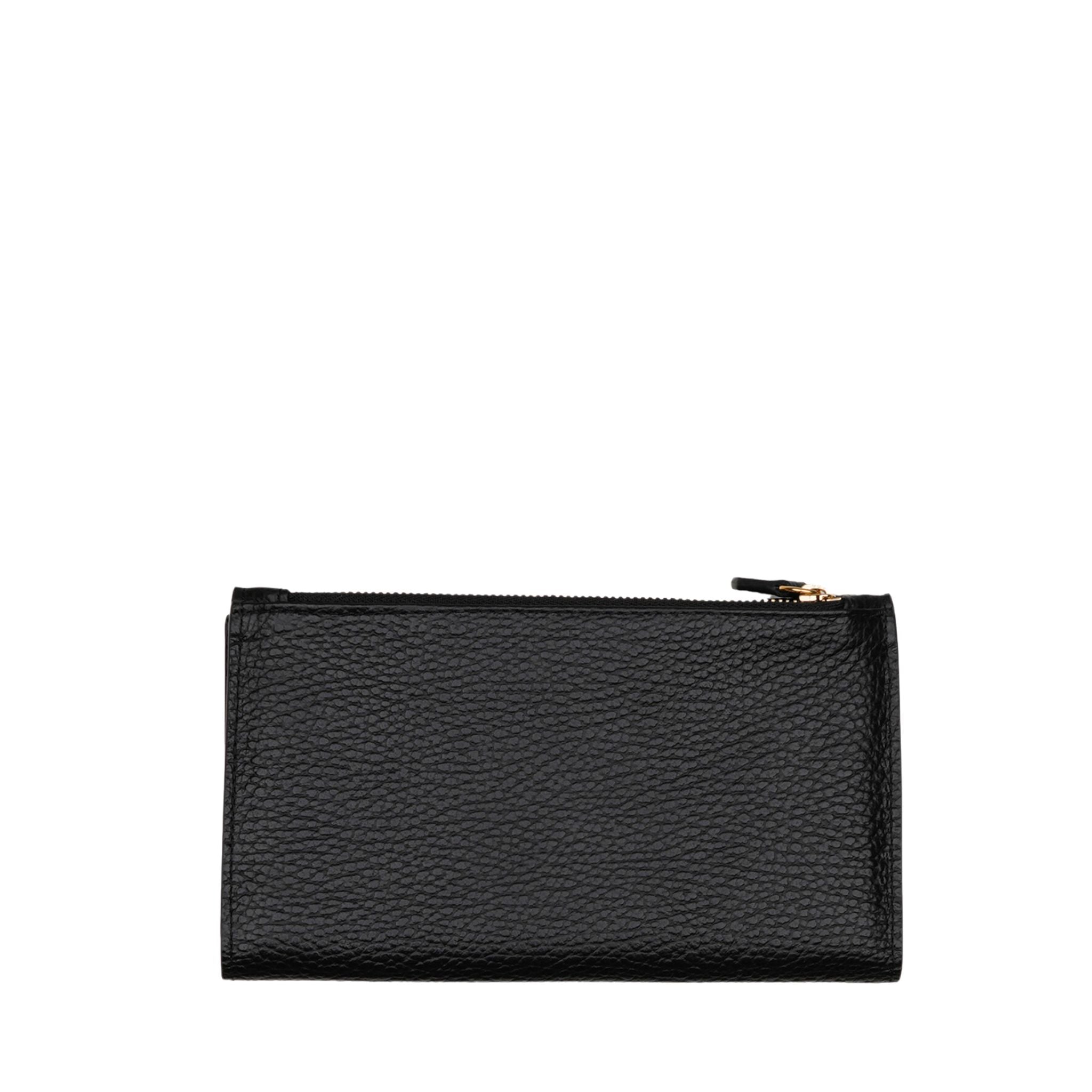 AMELI Zurich | Wallet | Black | Soft Grain Leather | Back