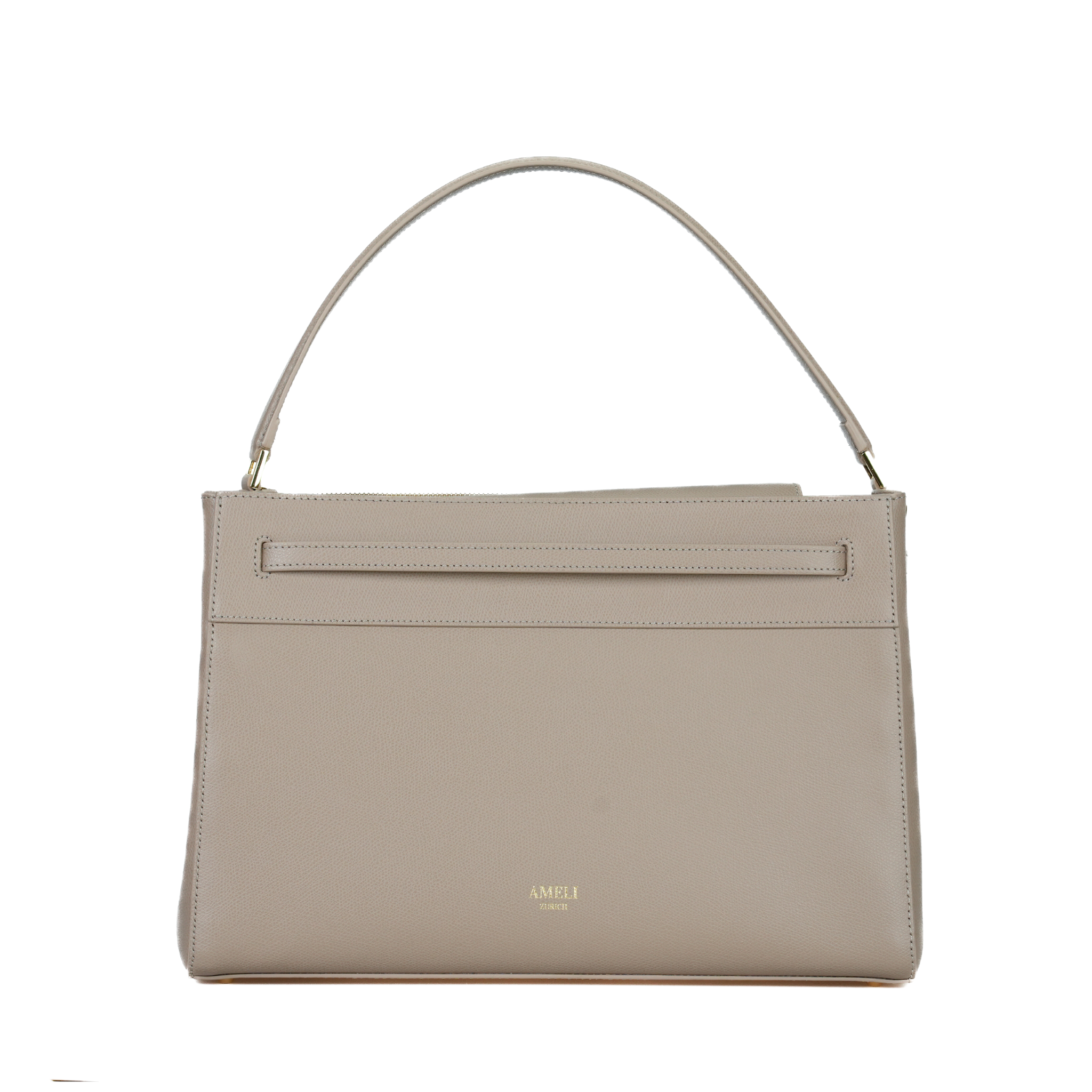 AMELI Zurich | SEEFELD | Cappuccino | Pebbled Leather | Front