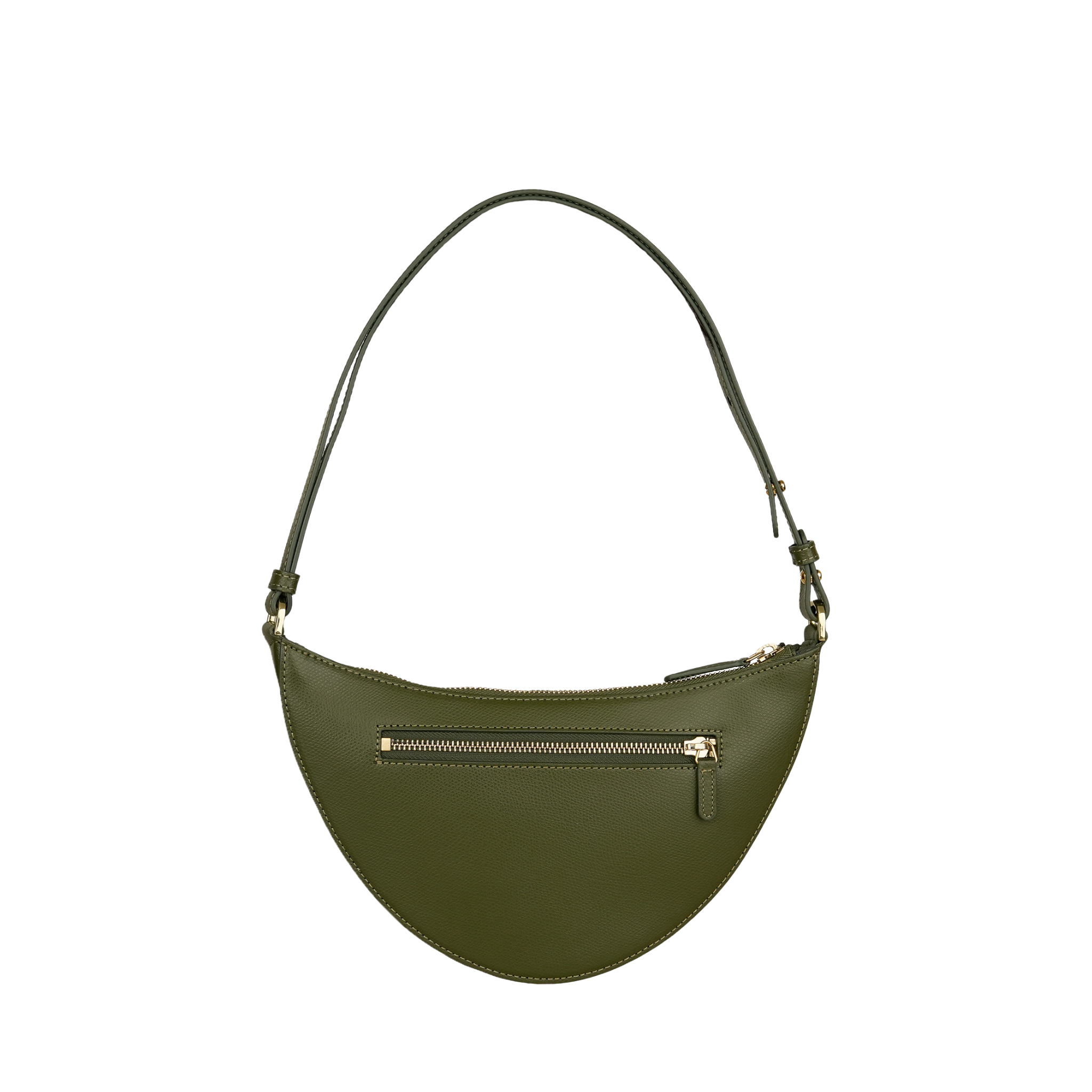 AMELI Zurich | HELVETIA | Olive Green | Pebbled Leather | Back