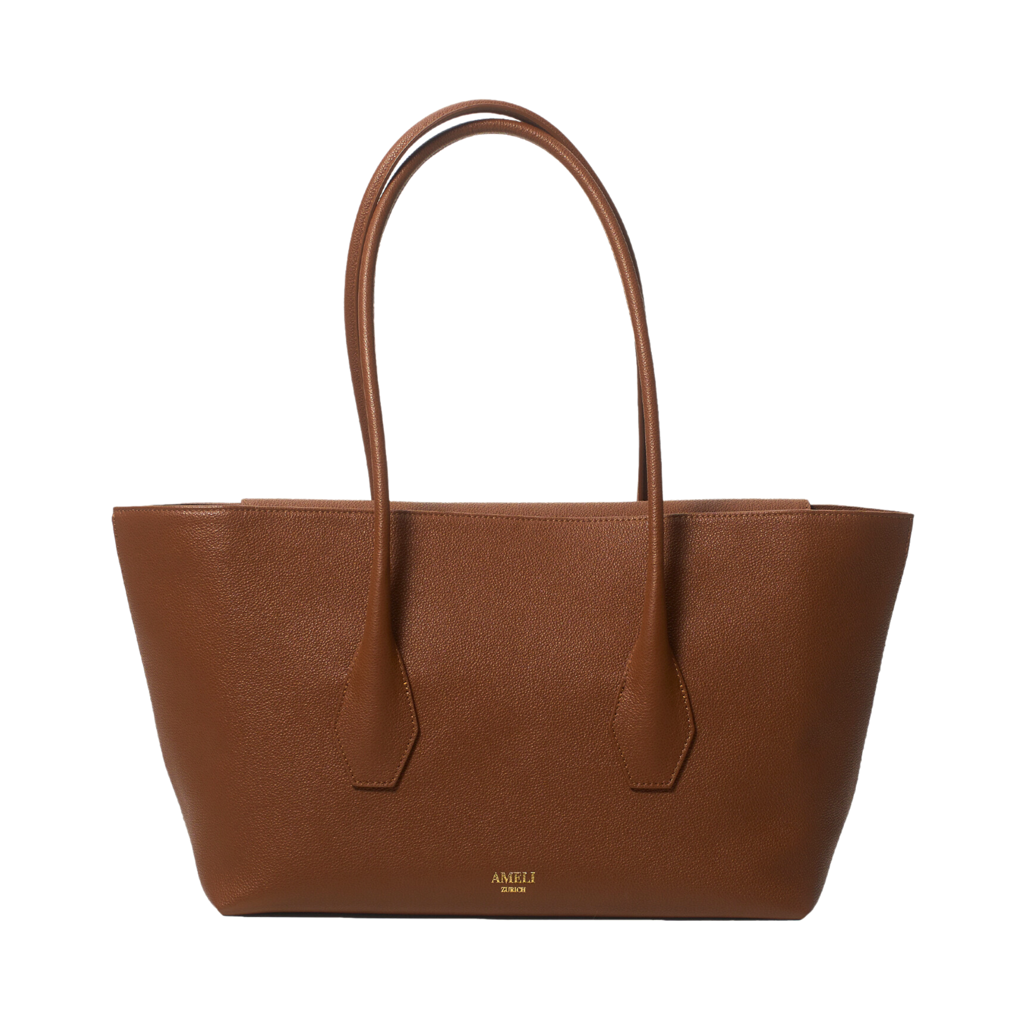 AMELI Zurich | IDA | Cognac | Small Grain Leather | Front3