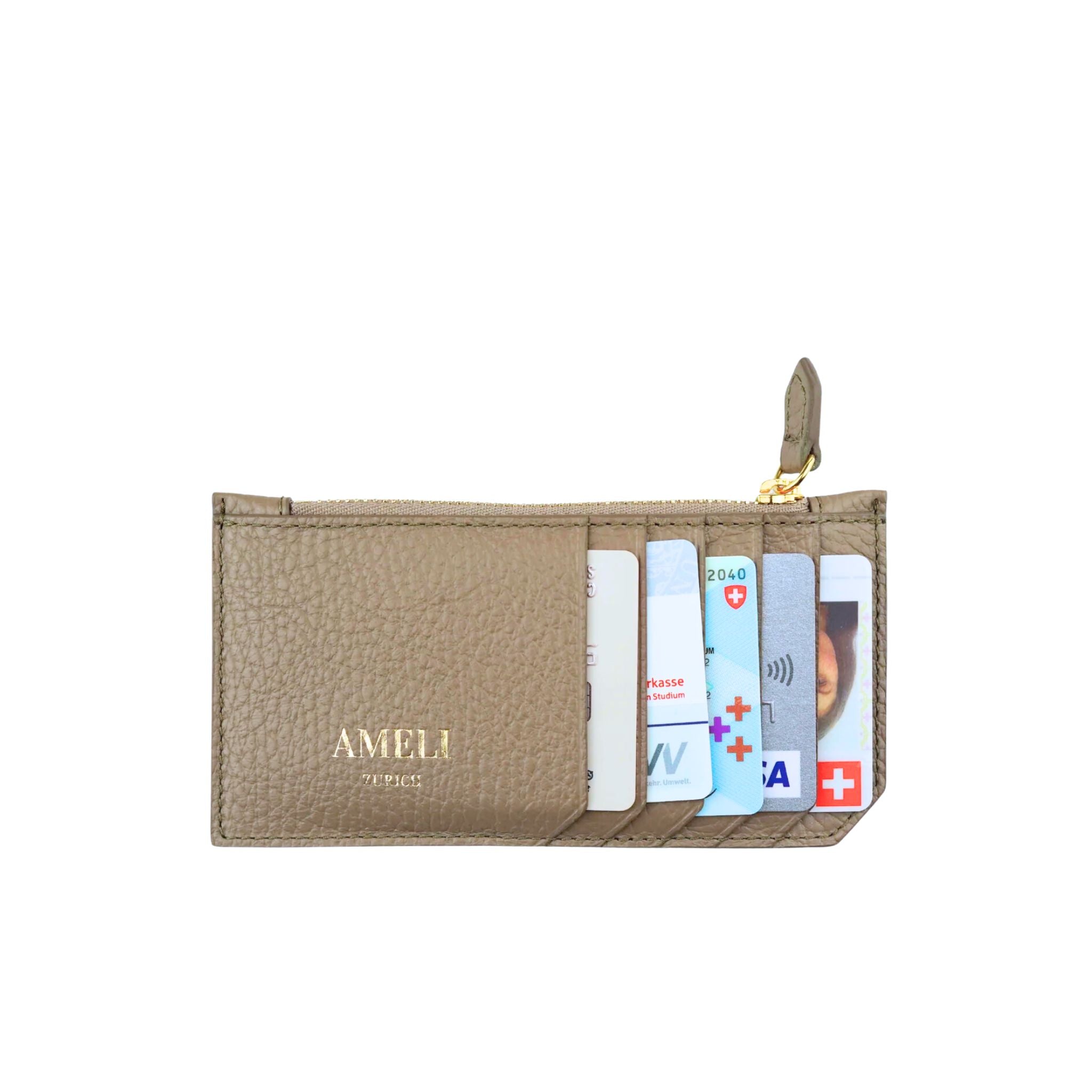 AMELI Zurich | Cardholder | Greige | Front