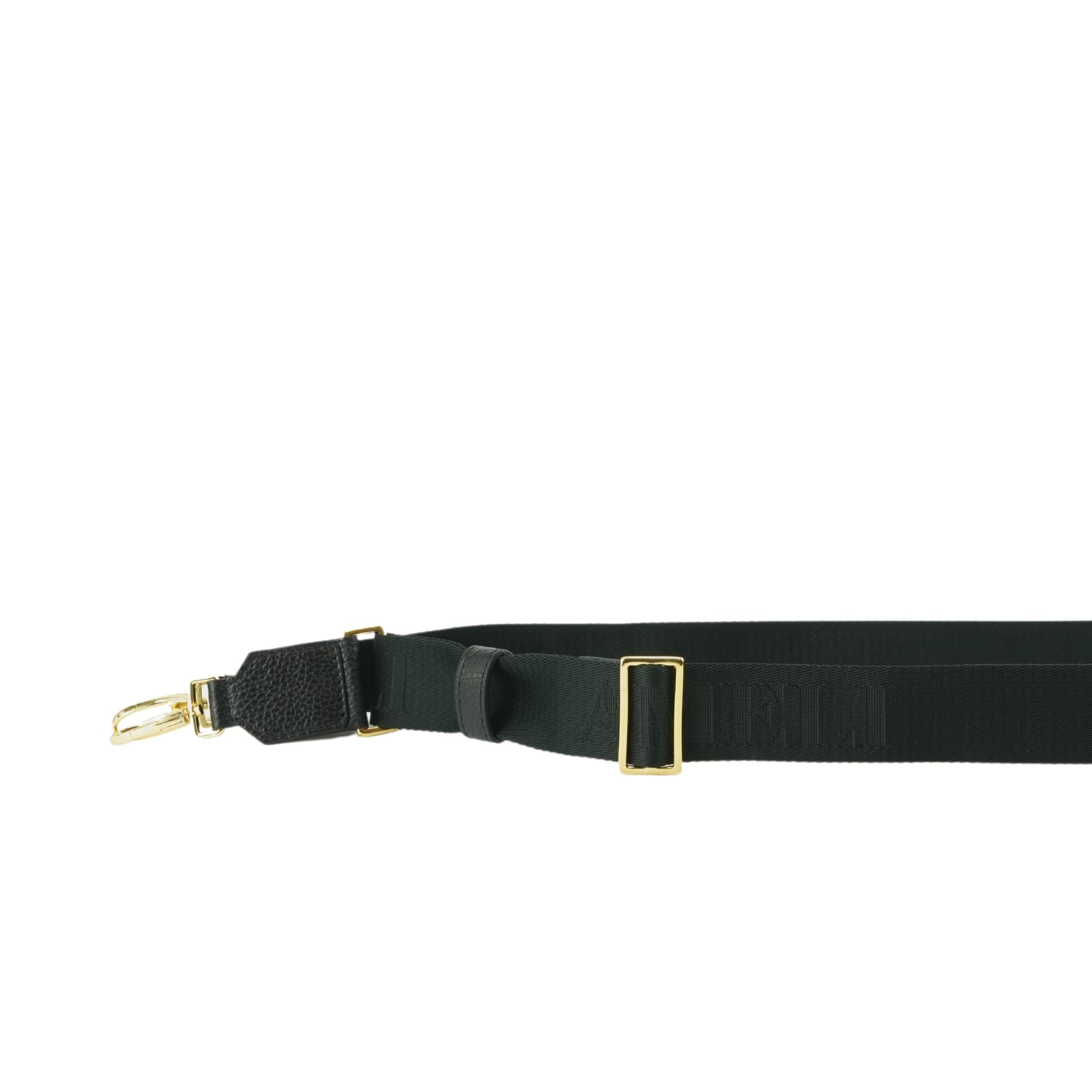 AMELI Zurich | Adjustable Strap | Black | Soft Grain Leather