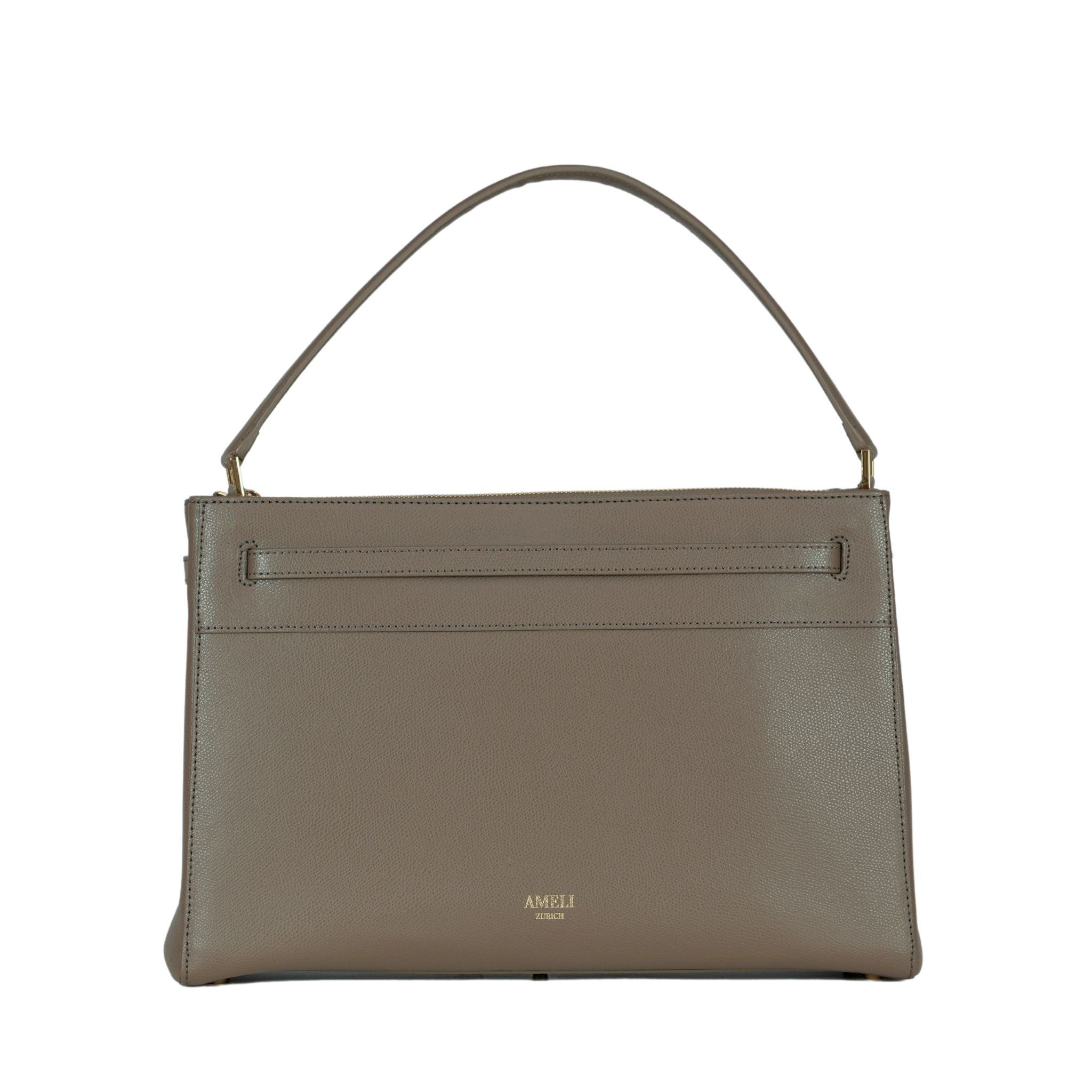 AMELI Zurich | SEEFELD | Greige | Pebbled Leather | Front