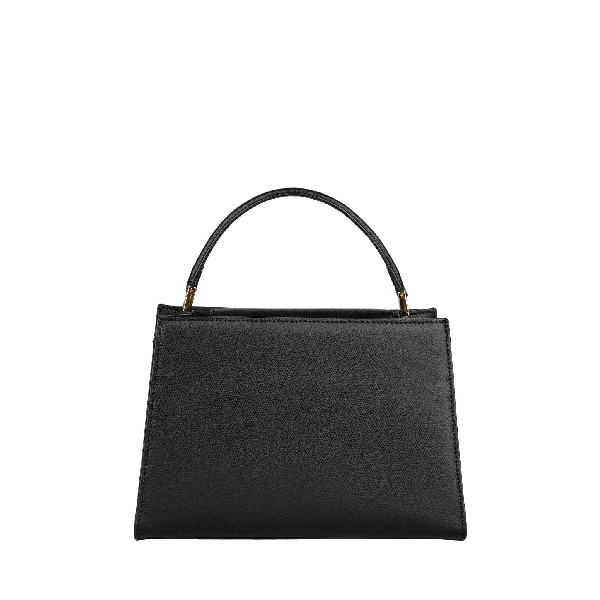 AMELI Zurich | SEEFELD MINI | Black | Pebbled Leather | Back