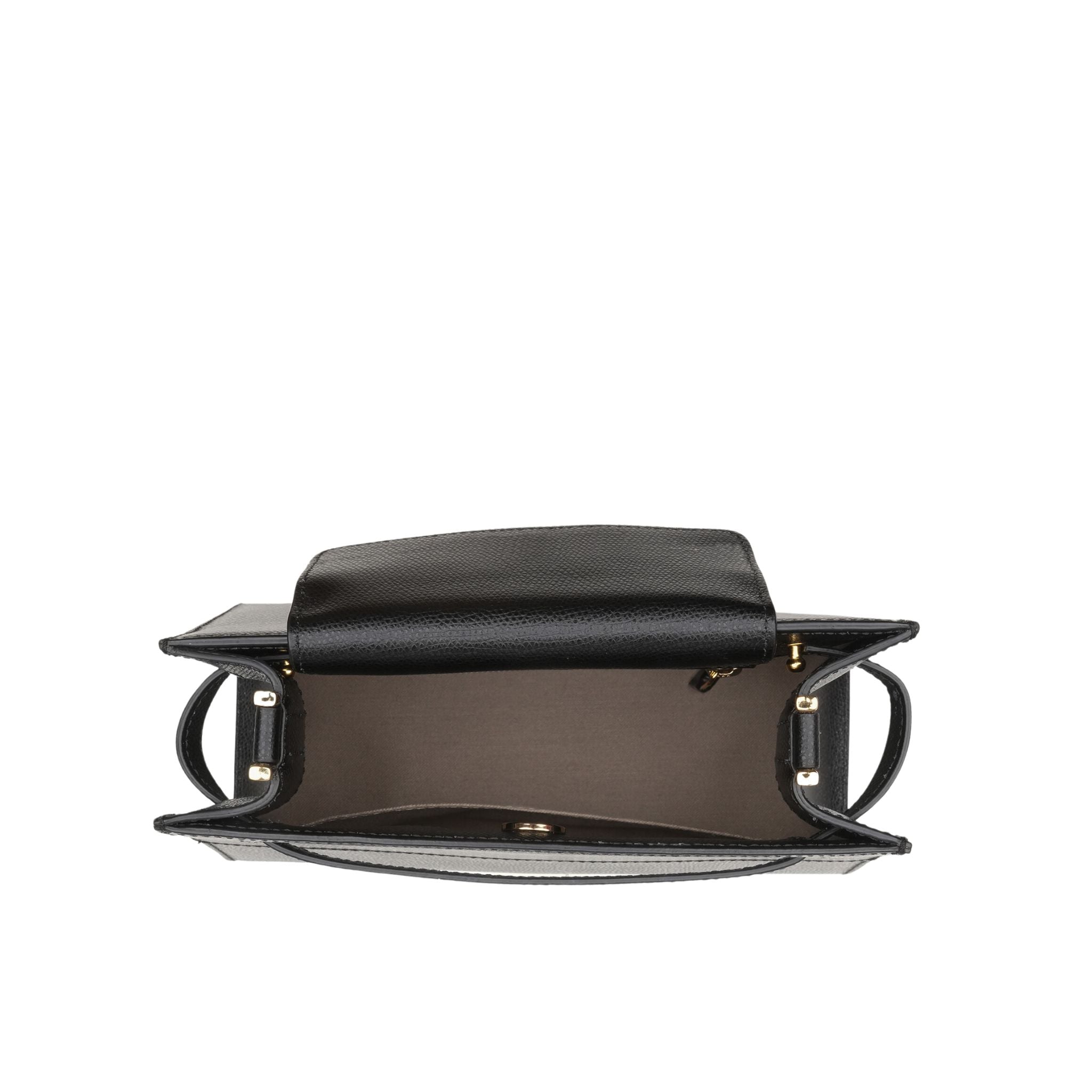 AMELI Zurich | SEEFELD MINI | Black | Pebbled Leather | Inside