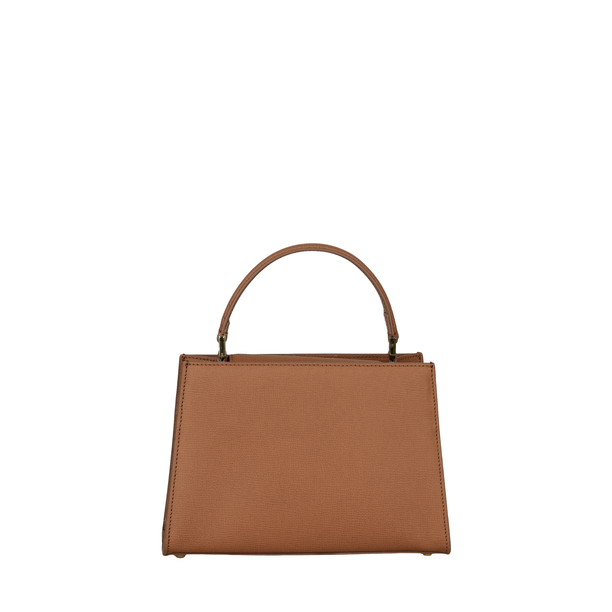 AMELI Zurich | SEEFELD MINI | Cognac | Pebbled Leather | Back