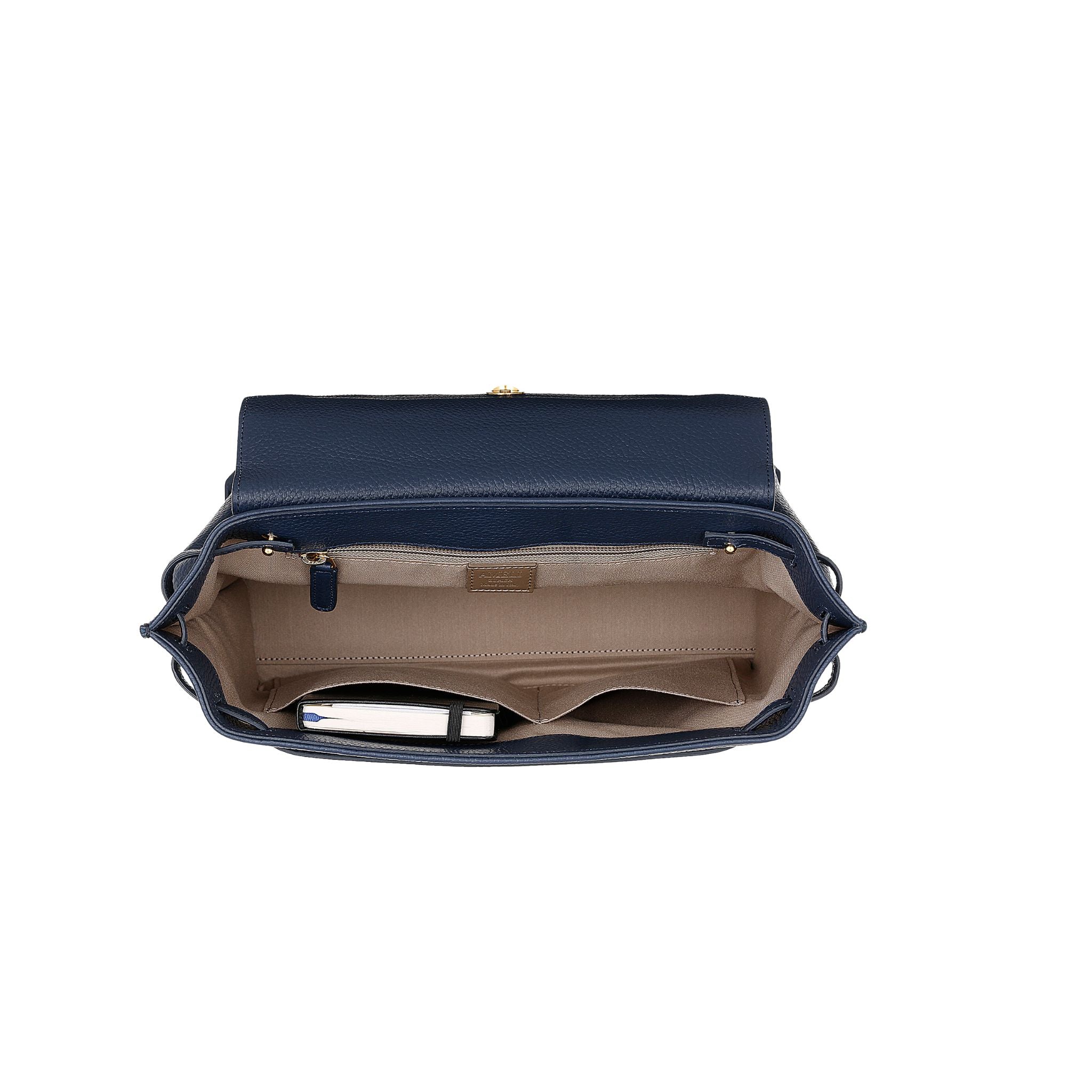 AMELI Zurich | VIADUKT | Jeans Blue | Soft Grain Leather | Inside