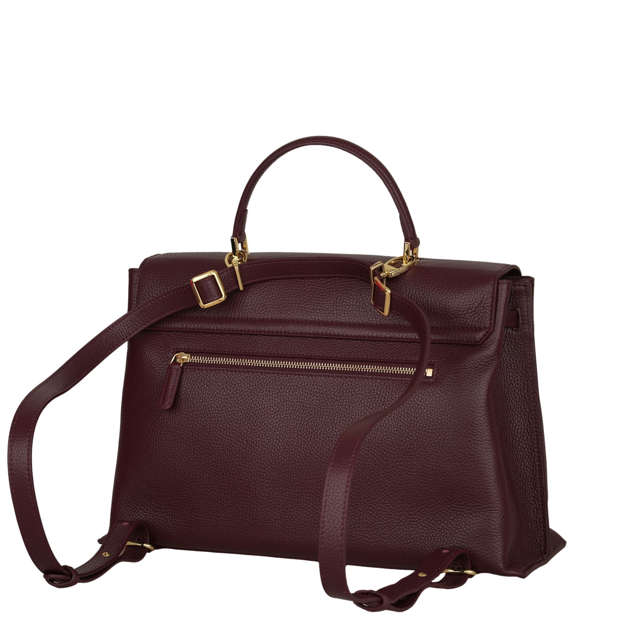 AMELI Zurich | VIADUKT WORK 24 | Maroon Red | Dollarino Leather | Back