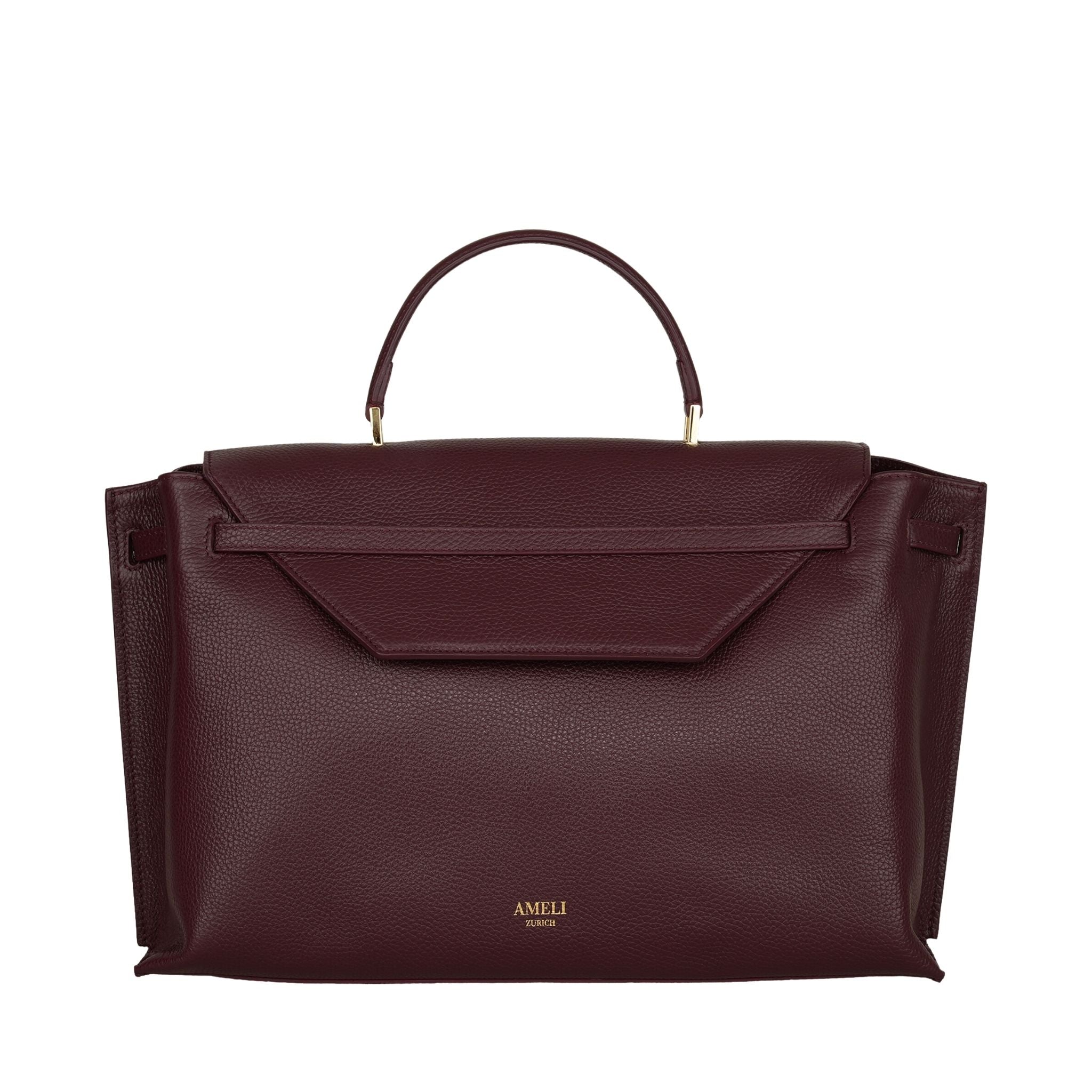 AMELI Zurich | VIADUKT WORK 24 | Maroon Red | Dollarino Leather | Front - Wide