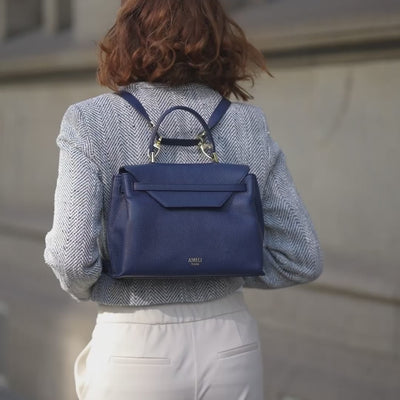 AMELI Zurich | VIADUKT | Jeans Blue | Soft Grain Leather | Video